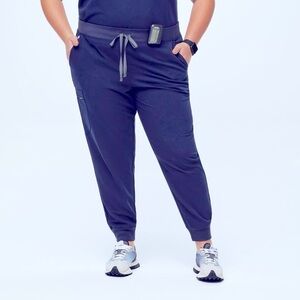 Figs Blue Zamora‎ Jogger Scrub Pants 3XL Petite